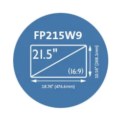 Kensington Anti-Glare Reversible Privacy Screen for 21.5