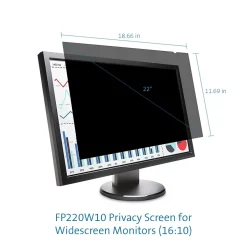 Kensington Anti-Glare Reversible Privacy Screen for 22.1" Widescreen Monitor (16:10) (K55786WW)