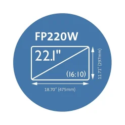 Kensington Anti-Glare Reversible Privacy Screen for 22.1