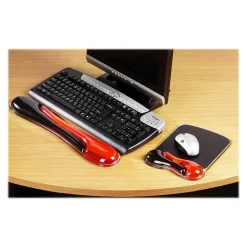 Kensington Duo Gel Mouse Pad/Wrist Rest Combo, Black/Red (62402)* Ergonomic Wrist Rests