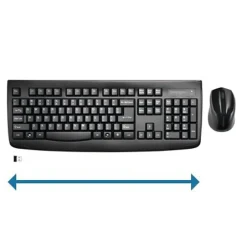 Kensington Keyboard for Life Wireless Desktop Combo Set, Black (K75231US)* Ergonomic Keyboard & Mouse Sets
