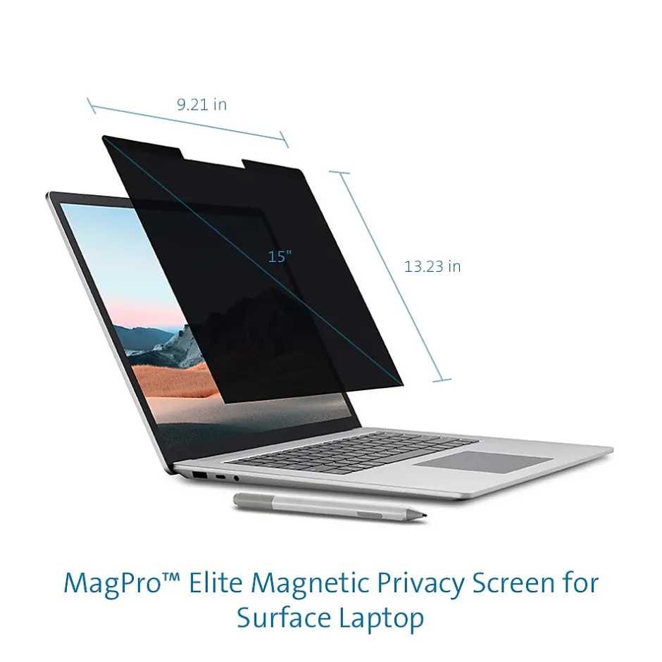 Kensington MagPro Elite Anti-Glare Magnetic Privacy Screen for 15" Surface Laptop, 3:2 (K58362WW)
