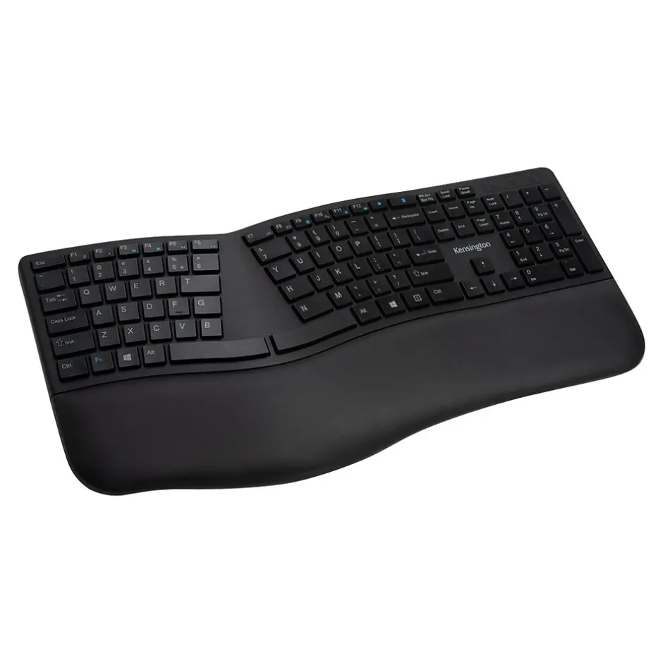 Kensington Pro Fit Ergo Wireless Keyboard, Black (K75401US)* Ergonomic Keyboards