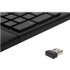 Kensington Pro Fit Wireless Ergonomic Keyboard and Optical Mouse Combo, Black (K75406US)* Ergonomic Keyboard & Mouse Sets