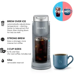 Coffee Makers<Keurig ® K-Iced Single Serve Coffee Maker, Arctic Gray (5000371871)