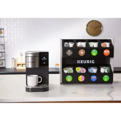 Coffee Makers<Keurig ® K-2500TM 5-Cups Automatic Coffee Maker, Black/Silver (K2500)