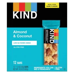 Snacks & Granola Bars<KIND Bar, Almond & Coconut, 1.4 Oz., 12/Box (PHW17828)