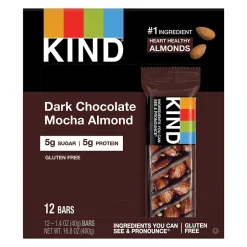 Snacks & Granola Bars<KIND Bar, Dark Chocolate Mocha Almond, 1.4 Oz., 12/Box (PHW18554)