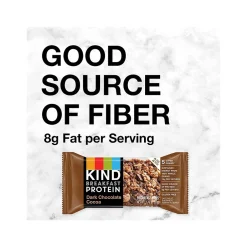 Snacks & Granola Bars<KIND Gluten-Free Dark Chocolate Cocoa Protein Breakfast Bar, 0.88 oz., 6 Bars/Box (41936)