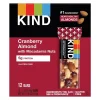 Snacks & Granola Bars<KIND PLUS Gluten Free Cranberry Almond Nutrition Bar, 1.4 oz., 12 Bars/Box (PHW17211)