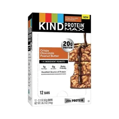 Snacks & Granola Bars<KIND Protein MAX Gluten Free Crispy Chocolate Peanut Butter Protein Bar, 2.2 oz., 12 Bars/Box (43470)