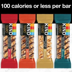 Snacks & Granola Bars<KIND Thins Gluten Free Bar Variety Pack, 14.8 oz., 20 Bars/Box (41891)