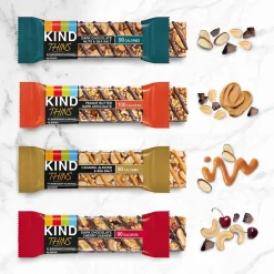Snacks & Granola Bars<KIND Thins Gluten Free Bar Variety Pack, 14.8 oz., 20 Bars/Box (41891)