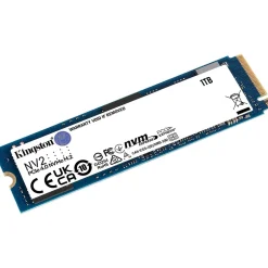 Kingston NV2 1TB M.2 2280 PCIe 4.0 NVMe Internal Solid State Drive, 3D-NAND (SNV2S/1000GBK)* Solid State Drives