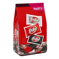 Chocolate<Kit Kat Party Pack Snack Size Assorted Flavors Candy Bar, 31.36 oz. (HEC93890)
