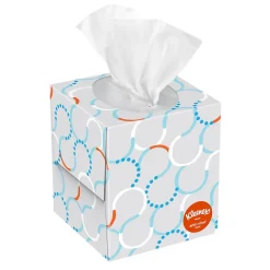 Kleenex Boutique Antiviral Facial Tissue, 3-Ply, 55 Sheets/Box, 27/Carton (49978)
