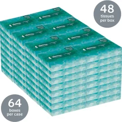 Kleenex Junior Facial Tissue, 2-ply, 48 Tissues/Box, 64 Boxes/Pack (21195)