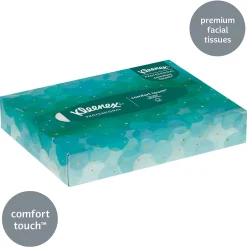 Kleenex Junior Facial Tissue, 2-ply, 48 Tissues/Box, 64 Boxes/Pack (21195)