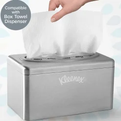 Paper Towels<Kleenex Pop-Up Recycled Multifold Paper Towels, 1-ply, 120 Sheets/Pack, 18 Packs/Carton (01701)