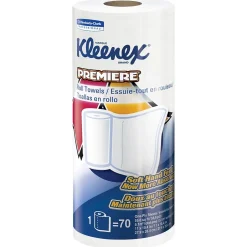 Paper Towels<Kleenex Premiere Paper Towels, 1-ply, 70 Sheets/Roll, 24 Rolls/Pack (13964)