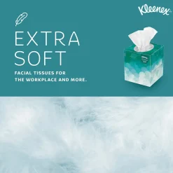 Kleenex Professional Cube Facial Tissue, 2-ply, White, 90 Sheets/Box (21270)