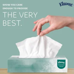 Kleenex Professional Naturals Standard Facial Tissue, 2-Ply, White, 125 Sheets/Box, 48 Boxes/Case (21601)