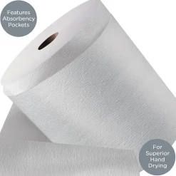 Paper Towels<Kleenex Professional Recycled Hardwound Paper Towels, 1-ply, 425 ft./Roll, 12 Rolls/Carton (01080)