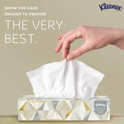 Kleenex Professional Standard Facial Tissue, 2-Ply, White, 125 Sheets/Box, 48 Boxes/Carton (21606)