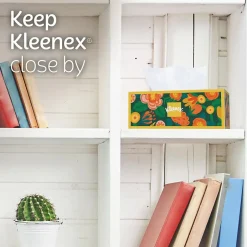 Kleenex Ultra Soft Facial Tissue, 3-Ply, 120 Tissues/Box, 3 Boxes/Pack (54314)