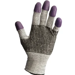 Work Gloves<KleenGuard G60 Cut-Resistant Nitrile Cut Protection Gloves, Large, Purple (97432)