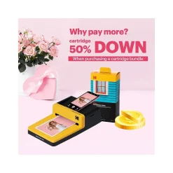 Color Printers<Kodak Dock ERA Borderless Photo Printer (D600Y)