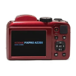 Cameras & Camcorders<Kodak PIXPRO 16MP Bridge Digital Camera, 25x Optical Zoom, Red (AZ255-RD)