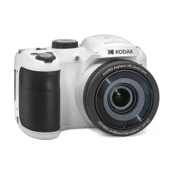 Cameras & Camcorders<Kodak PIXPRO 16MP Bridge Digital Camera, 25x Optical Zoom, White (AZ255-WH)