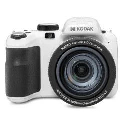 Cameras & Camcorders<Kodak PIXPRO 20MP Digital Bridge Camera, 42x Optical Zoom, White, (AZ425-WH)