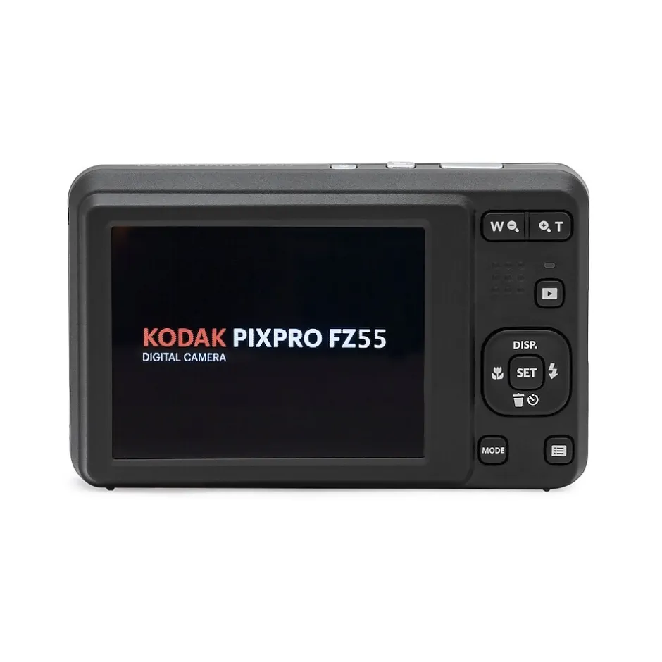 Cameras & Camcorders<Kodak PIXPRO 16MP Point and Shoot Digital Camera, 5x Optical Zoom, Blue (FZ55-BL)