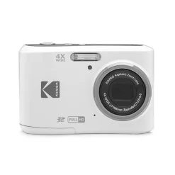 Cameras & Camcorders<Kodak PIXPRO 16MP Point and Shoot Digital Camera, 4x Optical Zoom, White (FZ45-WH)