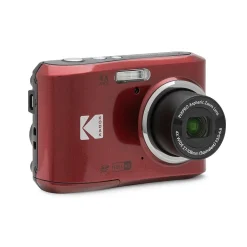 Cameras & Camcorders<Kodak PIXPRO 16MP Point and Shoot Digital Camera, 4x Optical Zoom, Red (FZ45-RD)