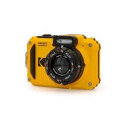 Cameras & Camcorders<Kodak PIXPRO 16MP Rugged Waterproof Digital Camera, 4x Optical Zoom, Yellow (WPZ2-YL)