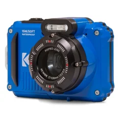 Cameras & Camcorders<Kodak PIXPRO 16MP Rugged Waterproof Digital Camera, 4x Optical Zoom, Blue (WPZ2-BL)