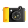 Cameras & Camcorders<Kodak Smile+ 5 Megapixels Digital Instant Print Camera, Black/Yellow (RODSMPCAMBK)