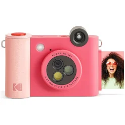 Cameras & Camcorders<Kodak Smile+ 5 Megapixels Digital Instant Print Camera, Fuchsia (RODSMPCAMFS)