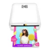 Instant Photo Printers<Kodak Step Mobile Zero Ink Instant Photo Printer, Single-Function, White (RODMP20AMZW)