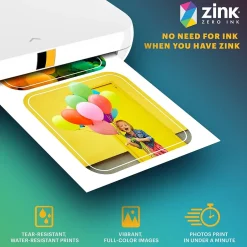 Clearance Zink Premium Pre-Cut Sticker Photo Paper, 2