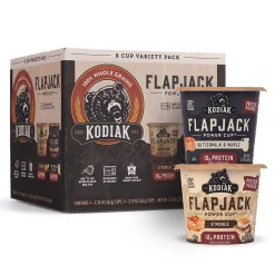 Snacks & Granola Bars<Kodiak Flapjack Power Cup Variety Pack, 8 Bars/Box (220-02148)