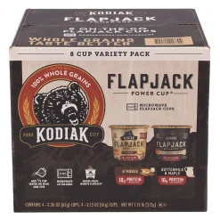 Snacks & Granola Bars<Kodiak Flapjack Power Cup Variety Pack, 8 Bars/Box (220-02148)