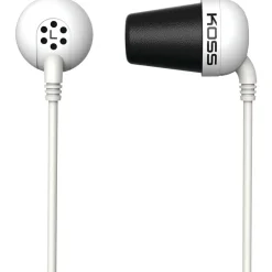 Koss PLUG Stereo Headphones, White (PLUG W)