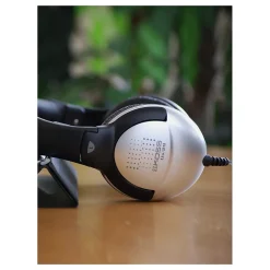 Koss UR29 Over-Ear Mix Jockey Headphone with In-Line Mic, Silver (Y77570)