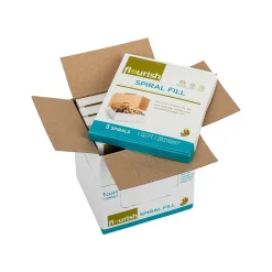 Flourish Kraft Brown Paper Roll Spiral Fill, 1 cu. ft., 6/Pack (287539)* Packing Paper & Rolls