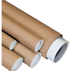 Kraft Mailing Tubes, 1-1/2" x 12", 50/Case* Mailing Tubes