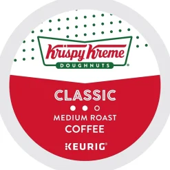 Keurig K-Cups<Krispy Kreme Classic Coffee Keurig® K-Cup® Pods, Medium Roast, 48/Box (373163)